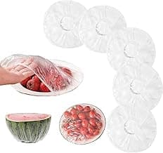 Fresh Keeping Bags Food Cover 100PCS, Reusable Bowl COVERS Stretch Lids for Food Containers, Elastic Food Storage for Meal Prep Dish Plate Plastic CoverS Family Outdoor Picnic Transparent