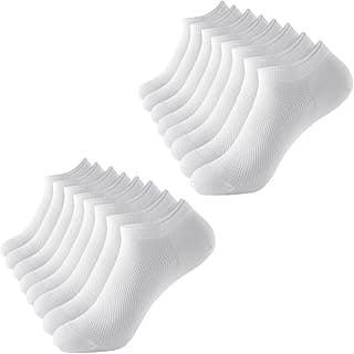 AHLAN 8 Pairs Cotton Socks for Men & Women, Breathable and Odor-Resistant No Show Low Cut Running Sports Socks