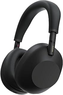 Sony WH-1000XM6 The Best Wireless Noise Canceling Headphones, HD NC Processor QN3, 12 Microphones, Adaptive NC Optimizer, Mastered by Engineers, Studio-Quality, 30-Hour Battery, Black