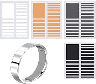 WYYDZHTER 4 Sheets/ 76 Pieces Ring Sizer Adjuster Invisible Ring Spacer Ring Guards for Women Loose Rings
