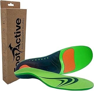 FootActive SPORTS Orthotic Insoles | FOOTACTIVE | NHS Approved |High-Impact Advanced Orthotic Arch-Support Insoles for Sports, Athletics & Leisure | Maximum Arch Support & Shock Absorption for Injury Prevention|