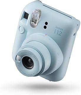 Fujifilm instax Mini 12 Instant Camera – Pastel Blue (KSA Version, 2-Year Warranty) – Camera Only