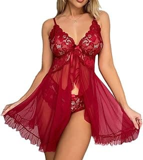 V-Neck Lace Cami Lingerie Set - Seductive & Elegant, Perfect for Intimate Allure
