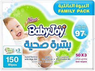 Babyjoy Healthy Skin, 3X50, 150 Baby Wet Wipes