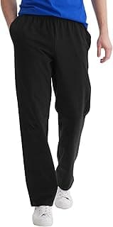 Hanes Essentials Sweatpants, Men’s Cotton Jersey Pants with Pockets, 33”