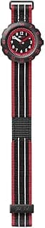 Swatch Flik Flak Boys' Black Dial Fabric Band Watch - FPSP011