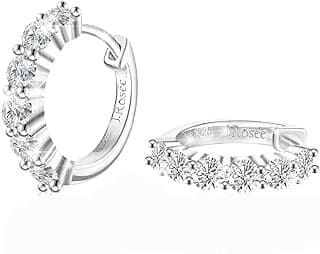 J.Rosée Swarovski Elements Crystal 18K Gold Plated 925 Sterling Silver Studs Earrings for Women Ladies Girls Gift Package J.Rosée Fashion Jewelry...