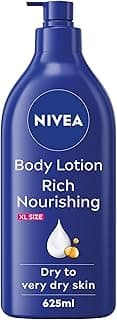 NIVEA Body Lotion Moisturizer for Extra Dry Skin, 72h Moisture Care, Nourishing Almond Oil & Vitamin E, 625ml (Packaging May Vary)