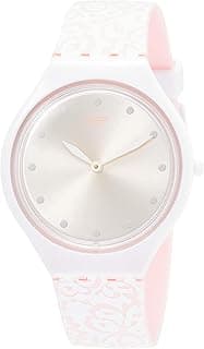 Swatch SVOW102 Women's Analogue Quartz Watch with Silicone Strap