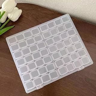 1 Pcs Large Capacity 56 Compartments Clear Jewellery Storage Box