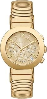 Michael Kors 32029930 Women's Analogue Quartz Watch, One Size, Gold, One Size, one size