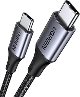 UGREEN USB C Cable 2M Braided 240W (48V 5A) Power Delivery PD 3.1, Fast Charging USB C to Type C Cable for MacBook Pro/Air, iPad Pro/Air 4, Galaxy S26U/S25/24/23, iPhone 15/16/17 pro max, Huawei P70