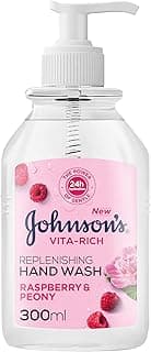 Johnson & Johnson Vita-Rich, Replenishing Hand Wash, Raspberry and Peony, 300ml