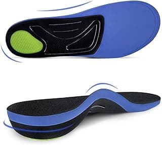 MAKINGTEC Plantar Fasciitis Insoles, Arch Support Inserts, 220+ lbs Pain Relief Orthotic for Men Women, Flat Feet Running Work Boot Insole for Standing All Day (EU:42-44, 1 Pair)