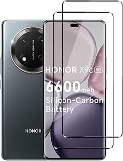 [2 Pack] WRTBS Tempered Glass for Honor X9C 5G Screen Protector,9H Hardness High Definition Full Covered Clear Scratch Resistant Bubble Free Anti-Fingerprints