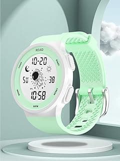 Digital Watches Minimalist Sports Waterproof Versatile Watch,Digital Display Wrist Watches for Men Women with LED Night Light Alarm Date Stopwatch