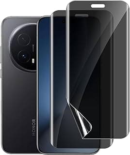 2 Pack Privacy Screen Protector Compatible with Honor Magic 8 Pro 6.71" 2025, Soft TPU Privacy Screen Protector, Anti-Peep Scratch Resistant Anti-Spy Privacy Protector Film