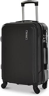 New Travel Luggage Bag with Combination Lock & 4 Wheel, Small Hard ABS Cabin Suitcase for Travel/Trolley Bag for Travel/Travel Bag with Single Wheel for Women & Men, Black