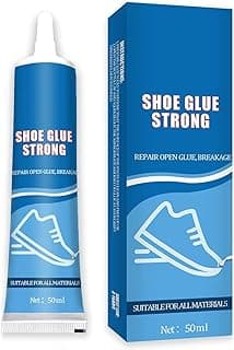 Makbeaty Makbeaty Shoe Glue Transparent Strong Shoe Glue Waterproof Shoe Repair Glues Sole Repairs Adhesive For Trainers, Leather Shoes, High Heels, Slippers, 50g