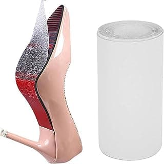 ALMEKAQUZ ALMEKAQUZ Anti-Slip Textured Self-Adhesive Shoe Sole Protector Roll, High Heel and Sneaker Sticker, Women's Transparent Bottom Protector