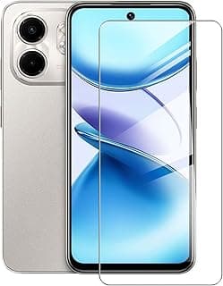 Anti-Scratch Full Coverage Tempered Glass Screen Protector For Infinix Hot 50i 4G