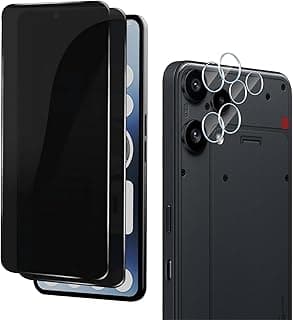 Compatible with Nothing Phone 3a Lite Tempered Glass Privacy Screen Protectors Front with Camera Lens Protector Protective Film Guard