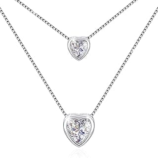 J.Rosée Swarovski Elements Crystal Gold Plated 925 Sterling Silver Diamond Pendant Necklace for Women Gift Packing J.Rosée Fashion Jewelry