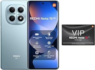 REDMI Note 15 5G Glacier Blue 8G RAM 256G ROM + Bud 6 Play - Global Version