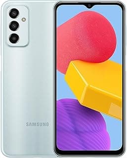 SAMSUNG Galaxy M13 LTE Android Smartphone, 64 GB, 4 GB RAM, Dual Sim Mobile Phone, Light Blue (KSA Version)