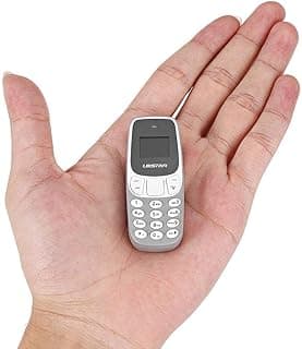 Skyshop® LBSTAR BM10 World's Smallest Mobile Phone Dual Sim Support with Bluetooth Dialer (Grey)