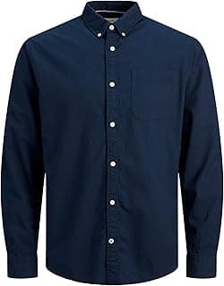 JACK & JONES mens Jjeoxford Shirt L/S Noos Shirt (pack of 1)