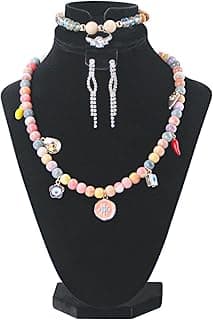 LongMen LongMen 3D Necklace Display Stand For Selling,Velvet Chain Jewelry Bust Holder Organizer