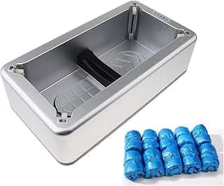 FMQSHOP Shoe Cover Machine Automatic Shoe Cover Dispenser Boot Cover Machine Portable for Home Laboratory Factory with 100pcs shoe covers