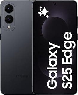Samsung Galaxy S25 Edge, 6.7" AMOLED Display, 3120x1440, 120Hz, 12GB RAM, 5G, Dual SIM, Android 14, (Titanium Jetblack, 256GB)