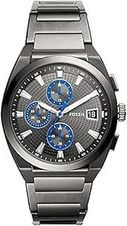 Fossil Men's Everett Chronograph, Gunmetal-Tone Stainless Steel Watch, FS5830