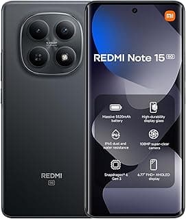 Redmi Note 15 5G Dual SIM Black 8GB RAM 256GB 5G - Global Version