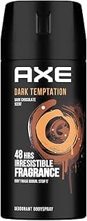 Axe Mini Men Deodorant Body Spray,Dark Temptation,48 hours of irresistible fragrance,120ml