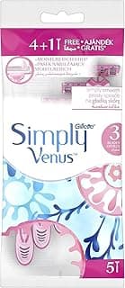 GILLETTE SIMPLY VENUS 3BLADES DISP4+1PCS (Women razor)