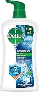 Dettol Cool Shower gel & Body wash for effective Germ Protection & Personal Hygiene (protects against 100 illness causing germs),Menthol & Eucalyptus Fragrance, 700ml