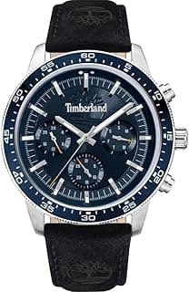Timberland Men's Analogue Quartz Watch with Leather Strap TDWGF0029003