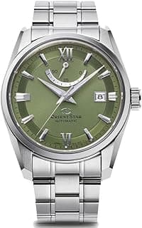 Orient Star Contemporary Green Dial Stainless Steel Strap Men’s Watch RE-AU0107E00B, bracelet, bracelet