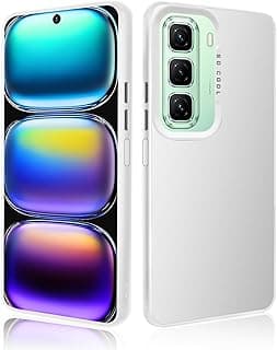 Infinix Hot 50 5G Phone Case, Slim TPU Phone Case, 360 Degree Shockproof Full Body Protective Case for Infinix Hot 50 5G Silver