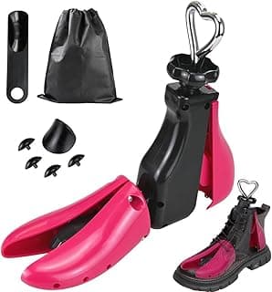 Goodern Shoe Stretcher,4-Way Boot Widener Stretch Width&Length,Adjustable Expender Wide Feet Boot Stretcher for Shaping the Inside of the Shoe,High Tops Boots,Most Flats and High Heels