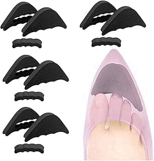 Brandless 4 Pair Shoe Filler, Toe Filler & Shoe Inserts to Make Big Shoes Fit,Adjustable Shoe Filler Unisex Shoe Inserts for Men & Women, Pumps, Flats, Sneakers