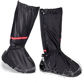 NALACAL Waterproof Shoe Covers, Reusable Foldable Rain Boot Shoe Cover Overshoes Non-Slip Reusable Rain Gear for Men Women -XXL