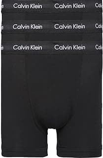 Calvin Klein Mens Medium Rise Trunk Boxer Shorts(Pack of 3) (pack of 3)