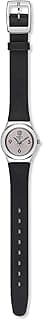 Swatch Women's Aim At Me YSS301 Silver Leather Swiss Quartz Fashion Watch