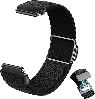 CeiBand Nylon Elastic Braided Bracelet Magnets Woven Sport Breathable Watch Straps for Men Women