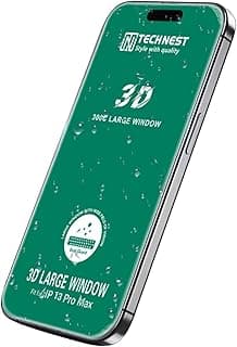 2 Pack iPhone 15 Pro Max Screen Protector, Tempered Glass with Easy Installation Kit, 9H Hardness, Waterproof, Fireproof, HD Clear, Scratch Resistant