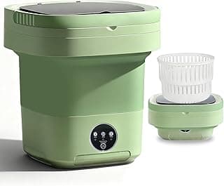 Portable Washing Machine, 15L Mini Collapsible Washer with 3 Cleaning Modes for Baby Clothes, Underwear, Small Foldable Laundry for Travel Apartment Home Dorm Hotel Camping